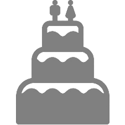 Wedding Gray Cake Icon Handy Dallaire Events